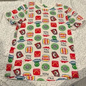 Baby tee with logo design